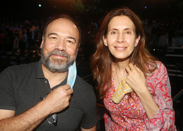 Danny Burstein and Jessica Hecht  Photo