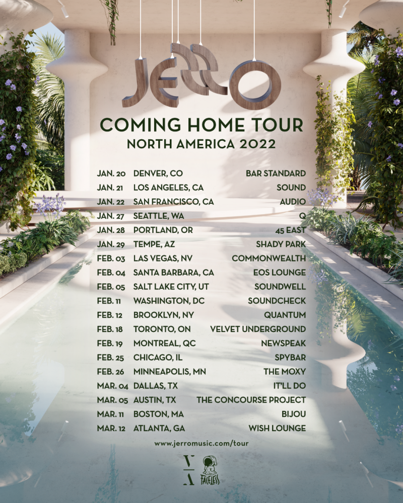 Jerro Announces North American Tour Dates 