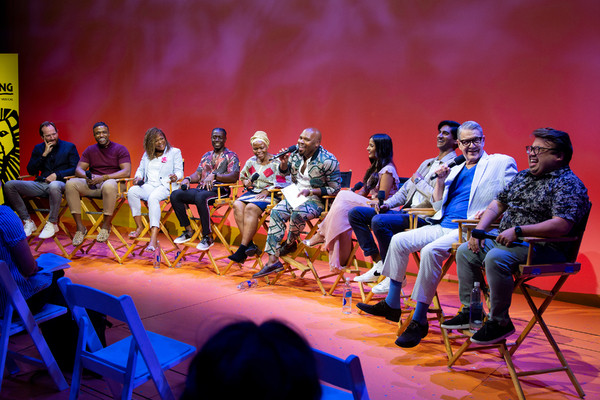 Photos: Casts of THE LION KING & ALADDIN Reunite at the New Amsterdam Theatre 