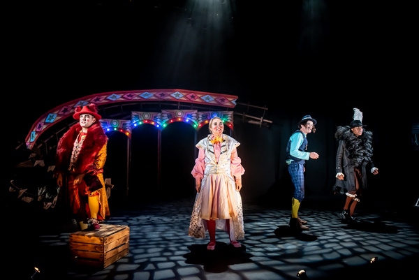 Adam Karim, Alice De-Warrenne, Anthony Spargo and Reice Weathers in Pinocchio at Gree Photo