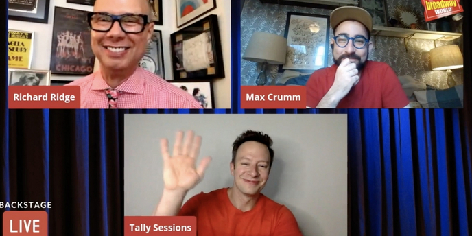 VIDEO: BURNING MAN's Max Crumm and Tally Sessions Visit Backstage LIVE with Richard Ridge- Video