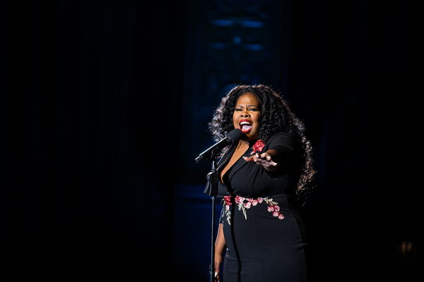 Amber Riley performs "Defying Gravity" Photo