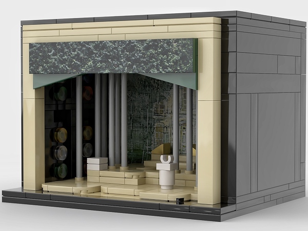 Photos: Henry Lee's Reimagined Lego Broadway Sets Are on Display This Fall at the New York Public Library for the Performing Arts Image