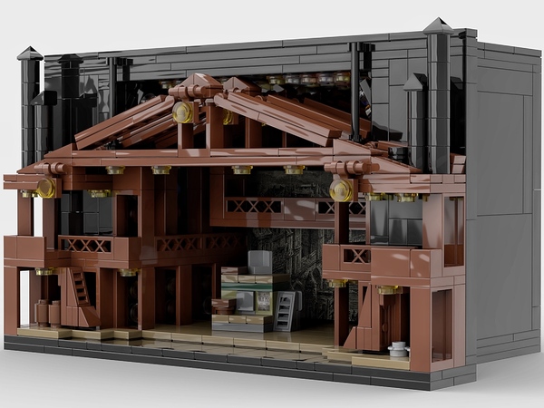 Photos: Henry Lee's Reimagined Lego Broadway Sets Are on Display This Fall at the New York Public Library for the Performing Arts Image