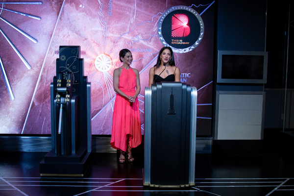 Photos: CHICAGO Stars Bianca Marroquín & Ana Villafañe Light Up the Empire State Building Image