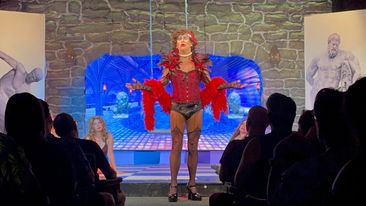 Review: THE ROCKY HORROR SHOW at The Desert Rose Playhouse is Campy, Bloody Fun. Image