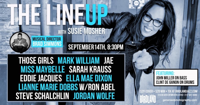 Photo Flash:  Stewart Green Documents September 7th THE LINEUP WITH SUSIE MOSHER at Birdland Theater  Image