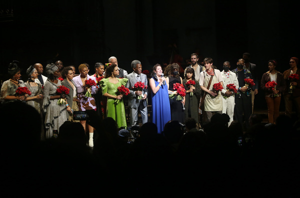 Andre De Shields, Rachel Chavkin, Timothy Hughes, Anaïs Mitchell, Tara Jackson, Eva  Photo