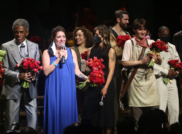 Andre De Shields, Rachel Chavkin, Timothy Hughes, Anaïs Mitchell, Tara Jackson, Eva  Photo