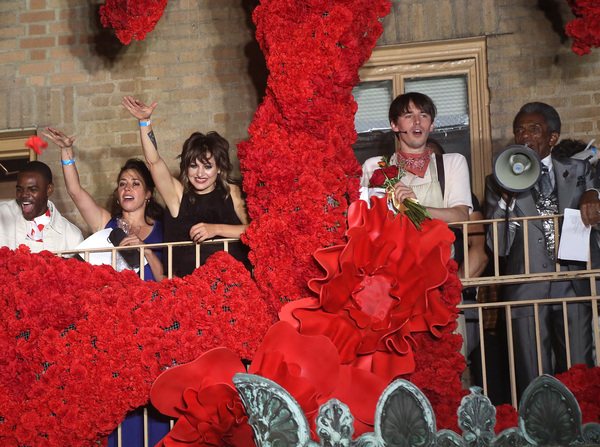 Anthony Chatmon II, Director Rachel Chavkin, Composer Anaïs Mitchell, Reeve Carney a Photo