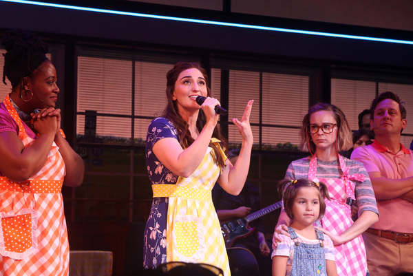 NEW YORK, NEW YORK - SEPTEMBER 02: (L-R) Charity Angel Dawson, Sara Bareilles, Caitli Photo