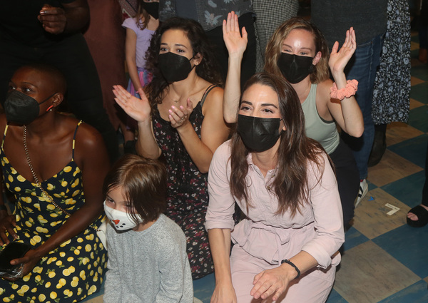 Sara Bareilles and and Company of Waitress Photo