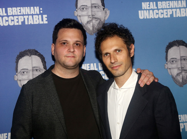 Director Derek DelGaudio and producer Jake Friedman  Photo