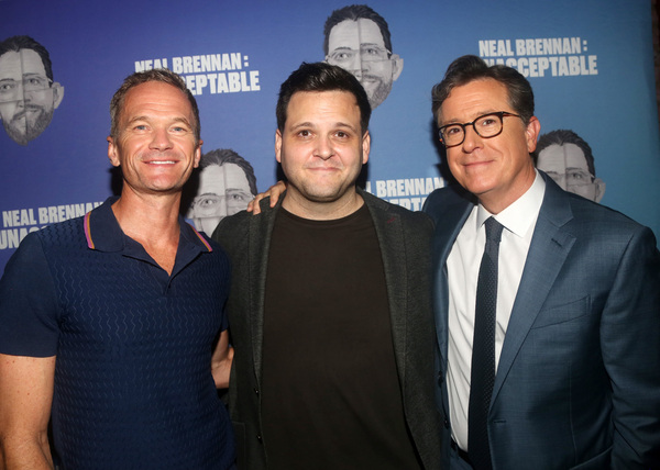  Neil Patrick Harris, Director Derek DelGaudio and Stephen Colbert  Photo