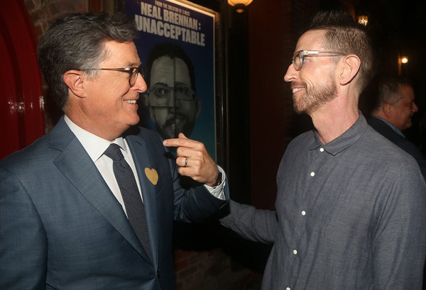 Stephen Colbert and Neal Brennan Photo