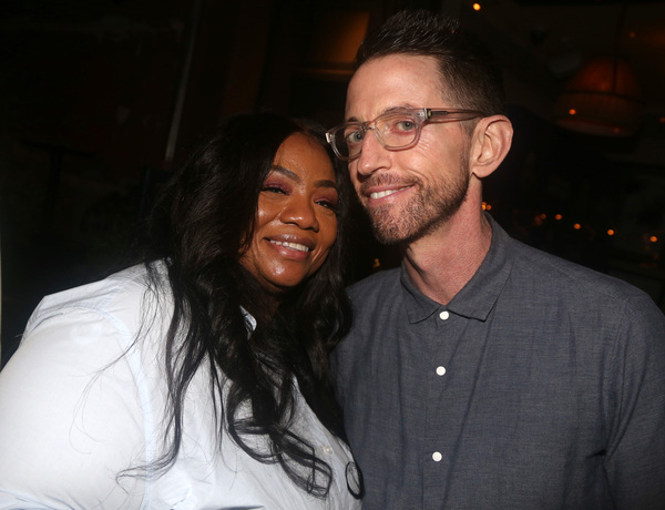 NEW YORK, NEW YORK - SEPTEMBER 09: Miss Pat and Neal Brennan pose at the opening nigh Photo