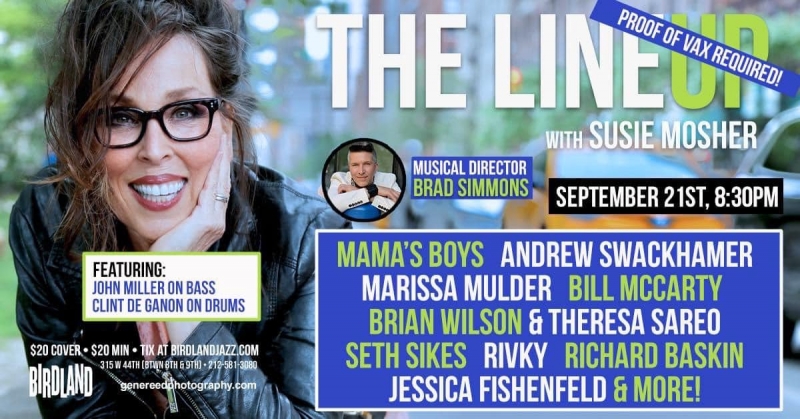 Photo Flash: September 14th THE LINEUP WITH SUSIE MOSHER at Birdland Theater As Seen Through The Stewart Green Lens 