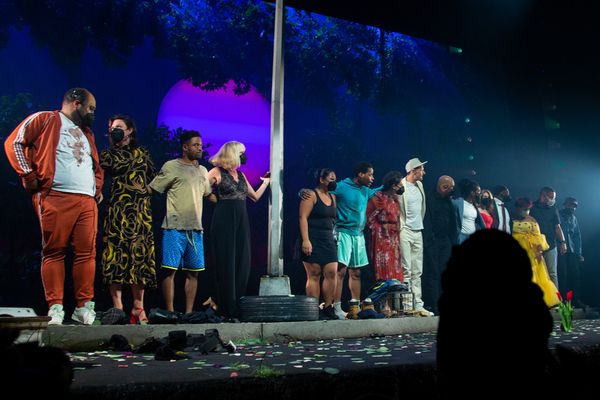 Photos: PASS OVER Officially Opens on Broadway; The Cast Takes Their Opening Night Bows Image
