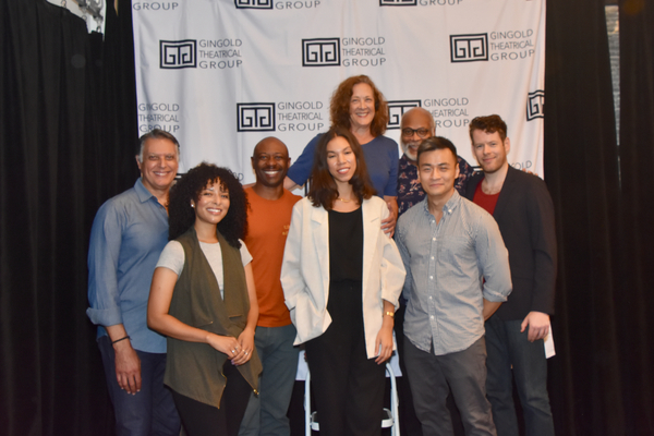 Photos: The Cast of MRS. WARREN'S PROFESSION Meets the Press Image