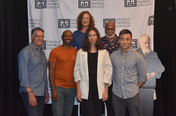 Photos: The Cast of MRS. WARREN'S PROFESSION Meets the Press Image