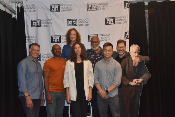 Photos: The Cast of MRS. WARREN'S PROFESSION Meets the Press Image