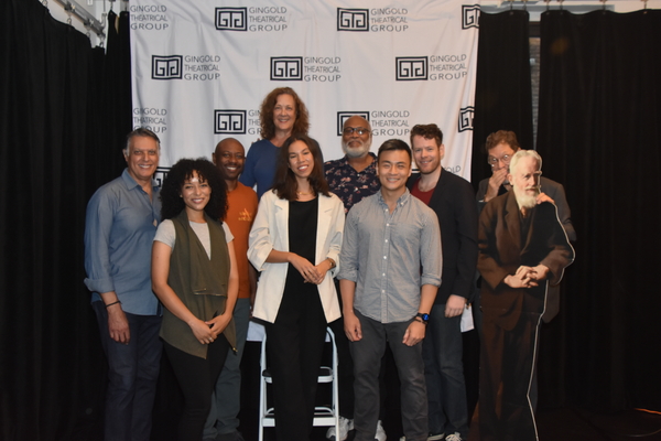 Photos: The Cast of MRS. WARREN'S PROFESSION Meets the Press Image