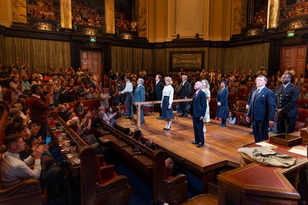 Photos: The Cast of WITNESS FOR THE PROSECUTION Takes Their Bows at Reopening Performance Image