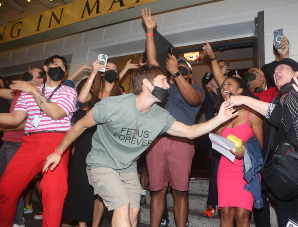 Lin-Manuel Miranda  and cast members Photo