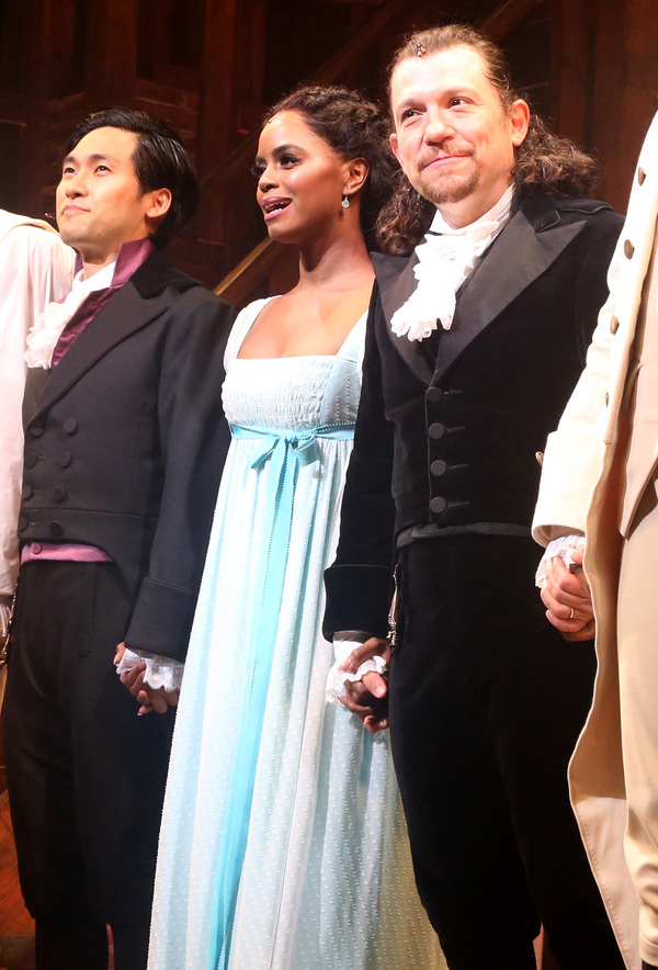 Photos: HAMILTON Returns to Broadway; Lin-Manuel Miranda Hosts Ham4Ham, Curtain Call, and More!  Image