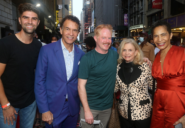 Justin Mikita, Brian Stokes Mitchell, Jesse Tyler Ferguson, U.S. Congresswoman Caroly Photo