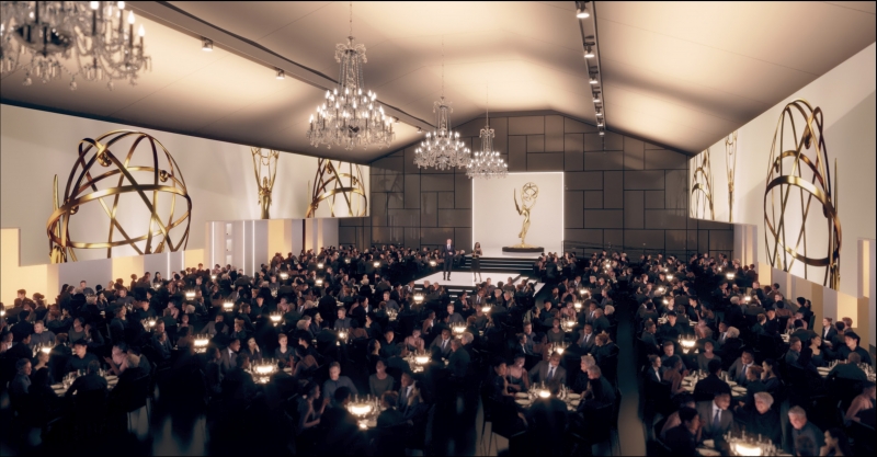 Television Academy Reveals First Look at the Emmy Awards Stage Design Image