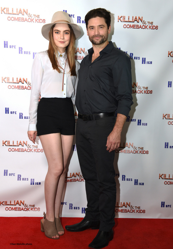 Actors Marissa Ghavami and Nathan Todaro attend the NYC Premiere of Killian & the Com Photo