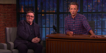 VIDEO: Seth Meyers Pitches A New Broadway Musical to Nathan Lane Photo