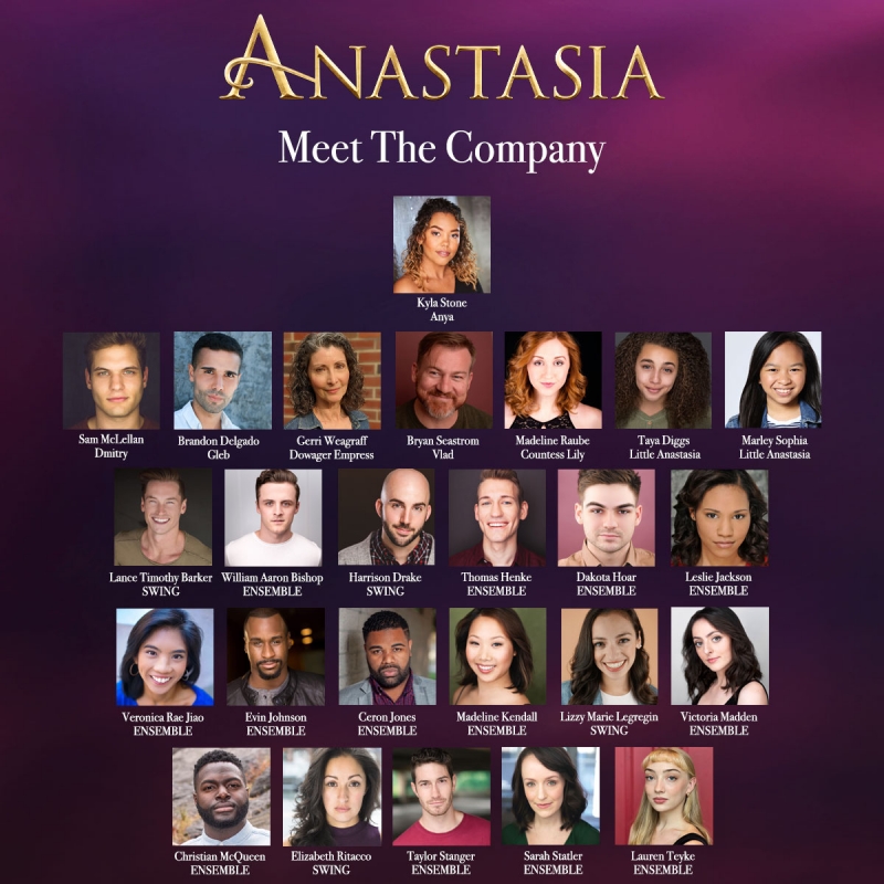 Kyla Stone, Sam McLellan and More to Star in National Tour of ANASTASIA Image