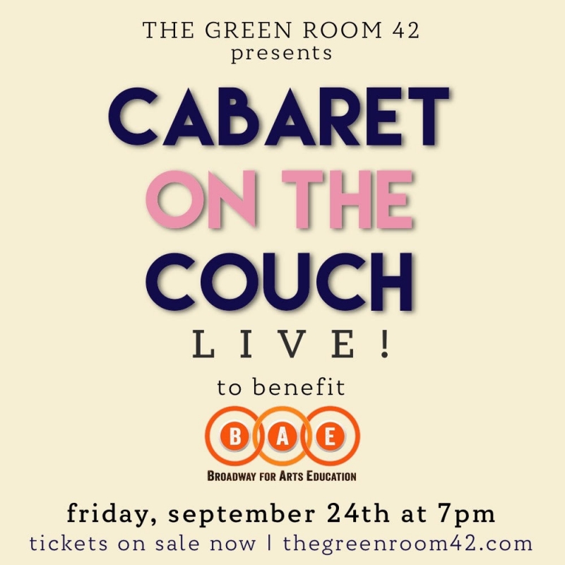 Vishal Vaidya, Keri René Fuller, Eleri Ward & More To Take Part In CABARET ON THE COUCH LIVE! at The Green Room 42 