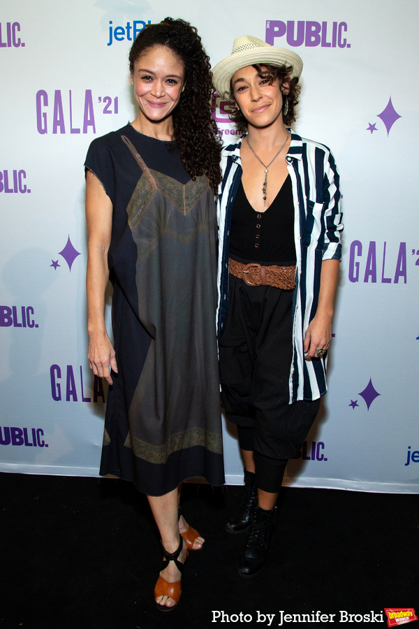 Photos: Ari'el Stachel, Reeve Carney, Eva Noblezada and More Attend the Public Theater 2021 Gala Image