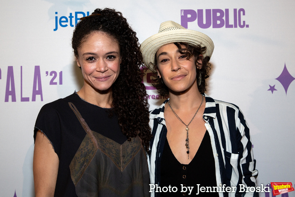 Photos: Ari'el Stachel, Reeve Carney, Eva Noblezada and More Attend the Public Theater 2021 Gala Image