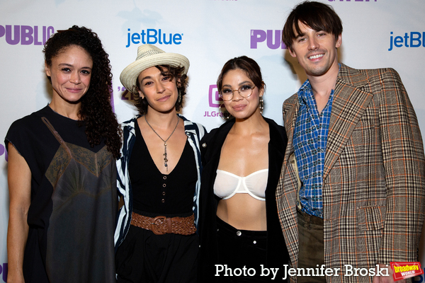 Photos: Ari'el Stachel, Reeve Carney, Eva Noblezada and More Attend the Public Theater 2021 Gala Image
