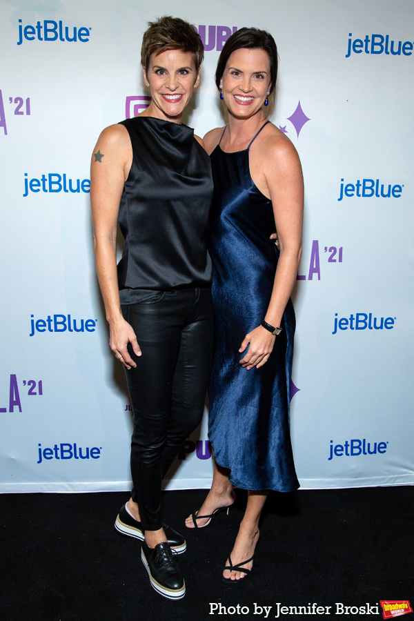 Photos: Ari'el Stachel, Reeve Carney, Eva Noblezada and More Attend the Public Theater 2021 Gala Image