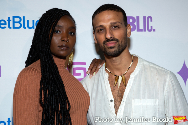 Photos: Ari'el Stachel, Reeve Carney, Eva Noblezada and More Attend the Public Theater 2021 Gala Image