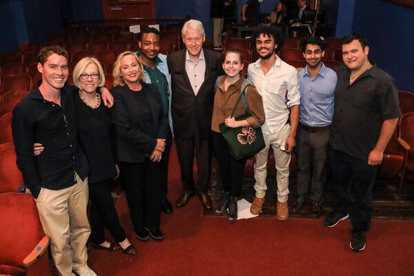 Photos: President Bill Clinton Attends WAITING FOR LEFTY Reading at The Neighborhood Playhouse Image