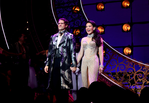 Aaron Tveit and Natalie Mendoza  Photo