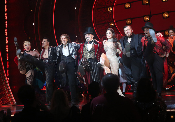 Robyn Hurder, Ricky Rojas, Aaron Tveit, Danny Burstein, Natalie Mendoza, Tam Mutu and Photo