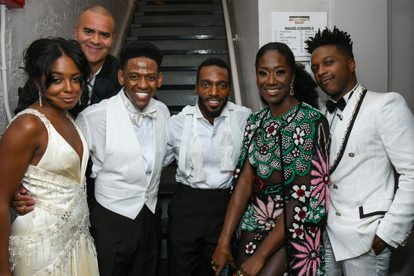 Adrienne Warren, Christopher Jackson, Jared Grimes, Daniel J. Watts, Amber Iman and L Photo