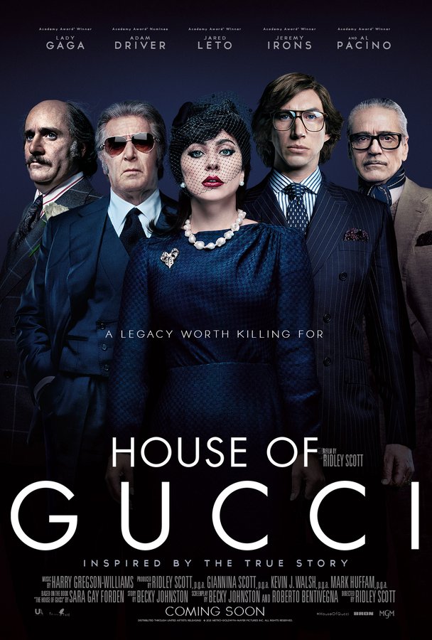 THE HOUSE OF GUCCI Official Promotional Poster Revealed Image