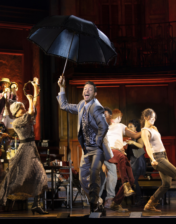 Levi Kreis and company in the Hadestown North American Tour Photo