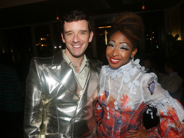 NEW YORK, NEW YORK - OCTOBER 10:  Michael Urie and N'kenge  Photo