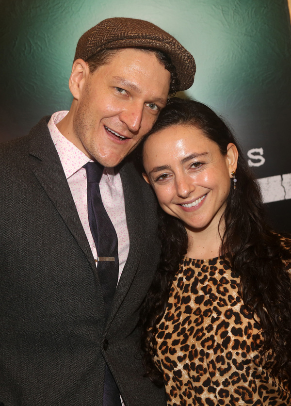 NEW YORK, NEW YORK - OCTOBER 11:  Gabriel Ebert and Danya Taymor  Photo