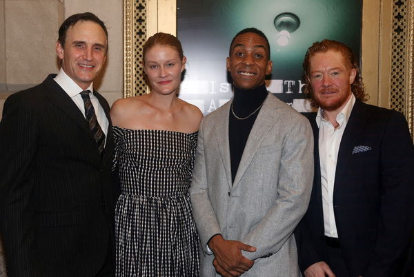 NEW YORK, NEW YORK - OCTOBER 11: (L-R) Pete Simpson, Emily Davis, Will Cobbs and Becc Photo