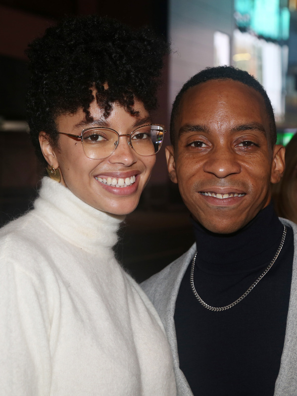 NEW YORK, NEW YORK - OCTOBER 11: Will Cobbs and wife  Photo